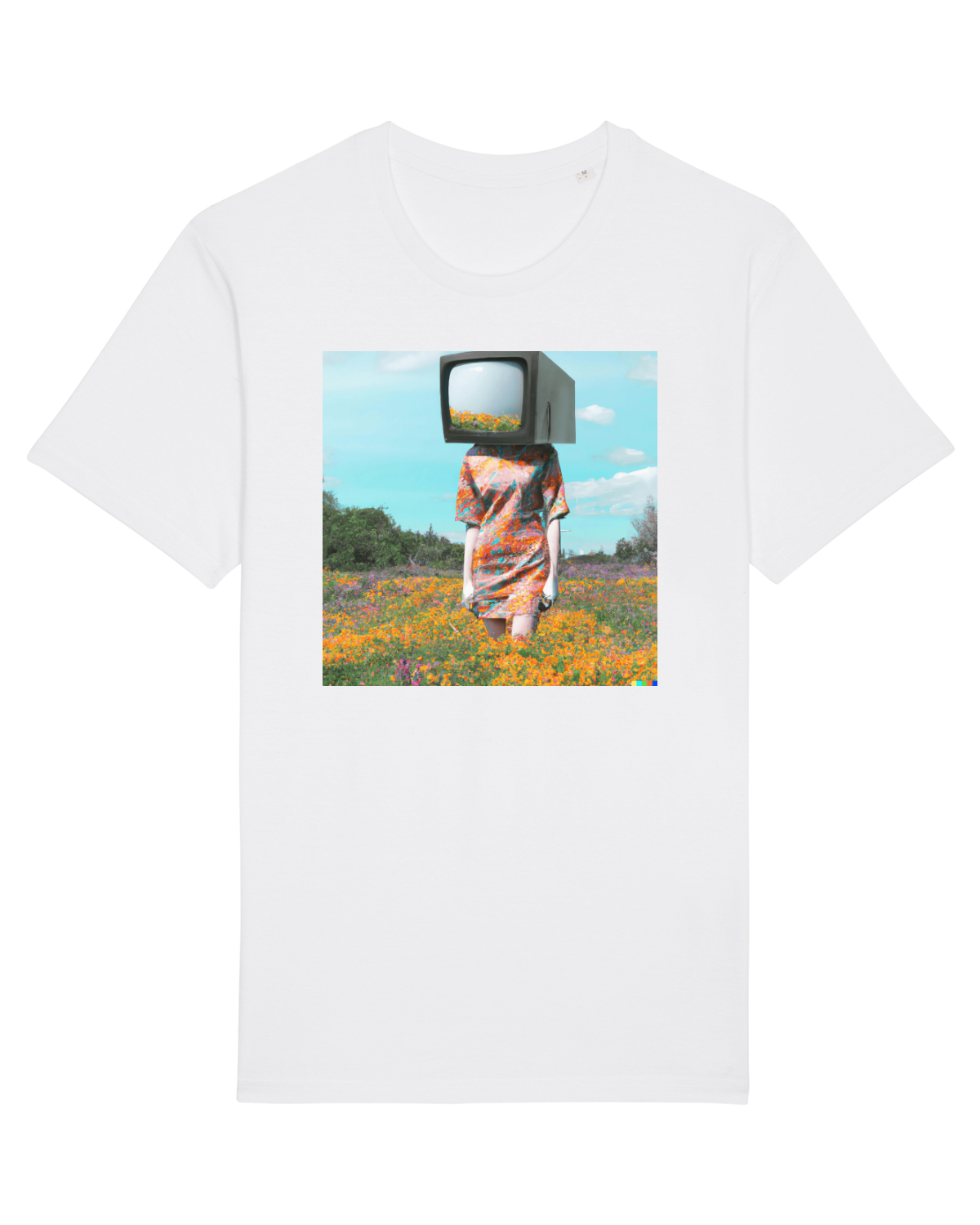 Tricou mânecă scurtă Unisex Rocker White