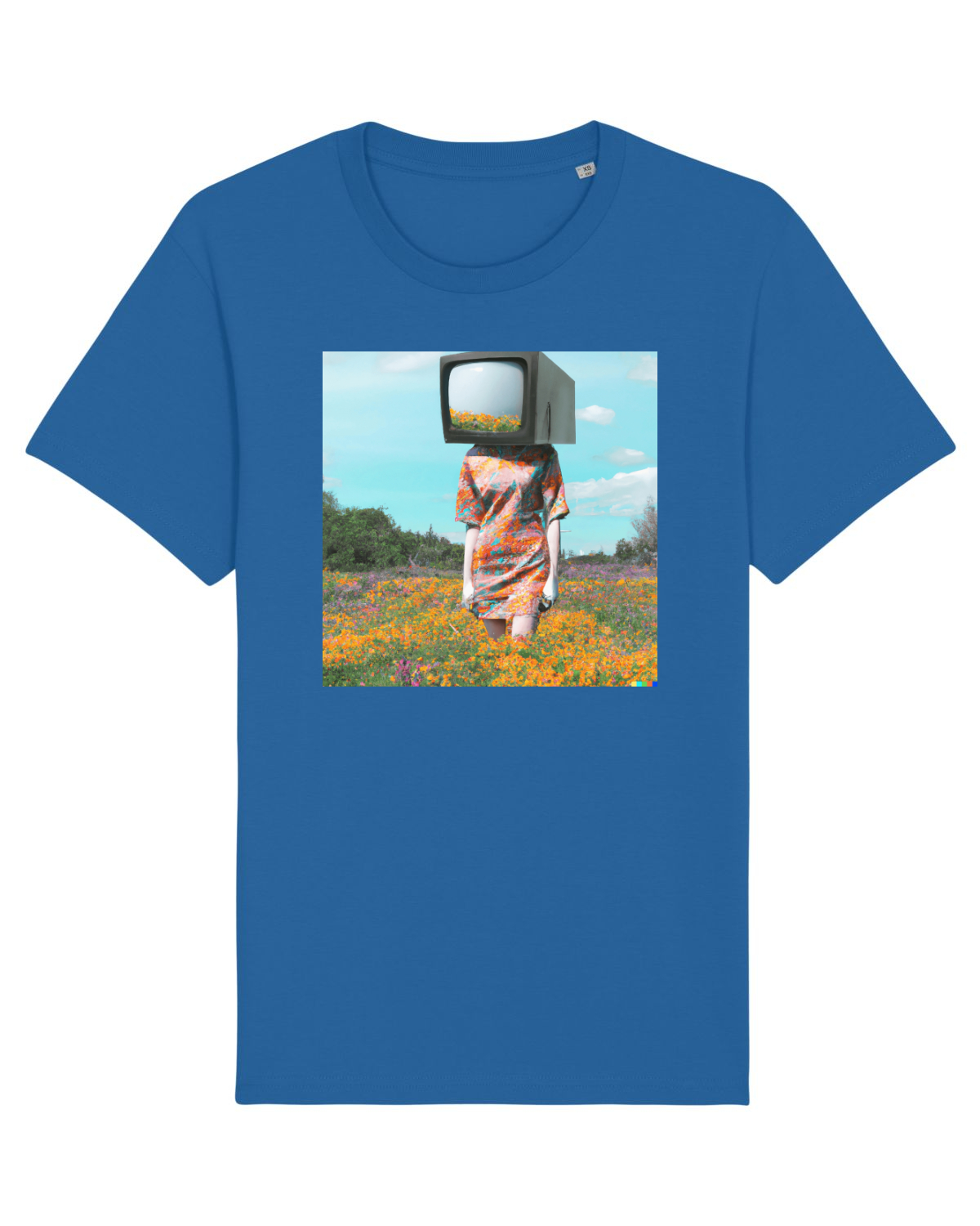 Tricou mânecă scurtă Unisex Rocker Royal Blue