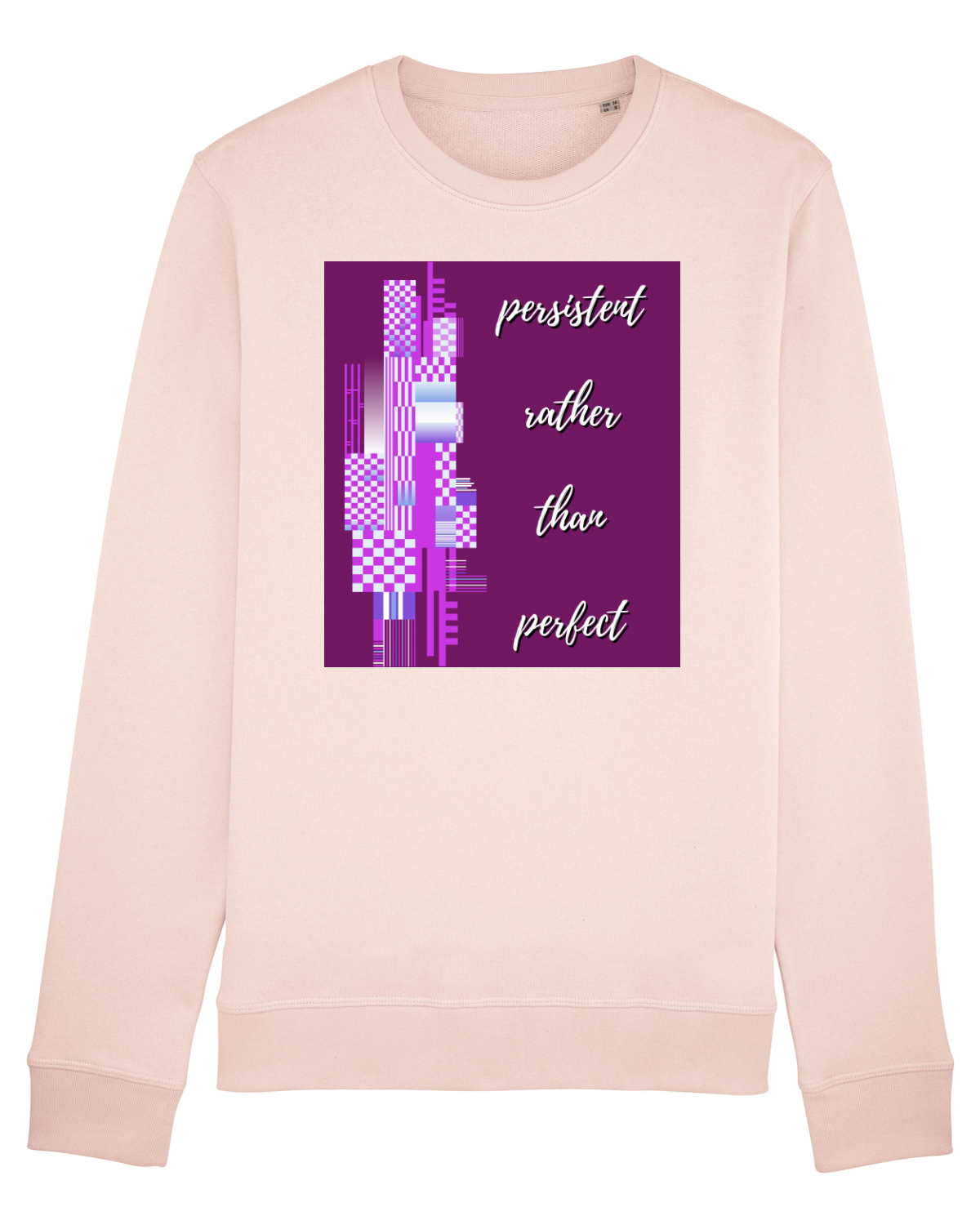 Bluză mânecă lungă Unisex Rise Candy Pink