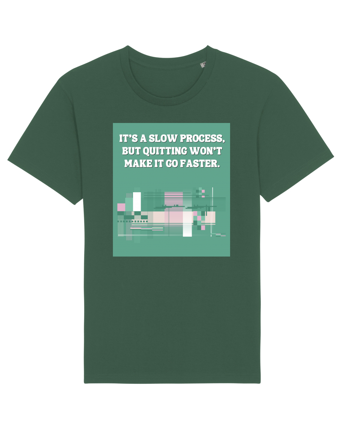 Tricou mânecă scurtă Unisex Rocker Bottle Green