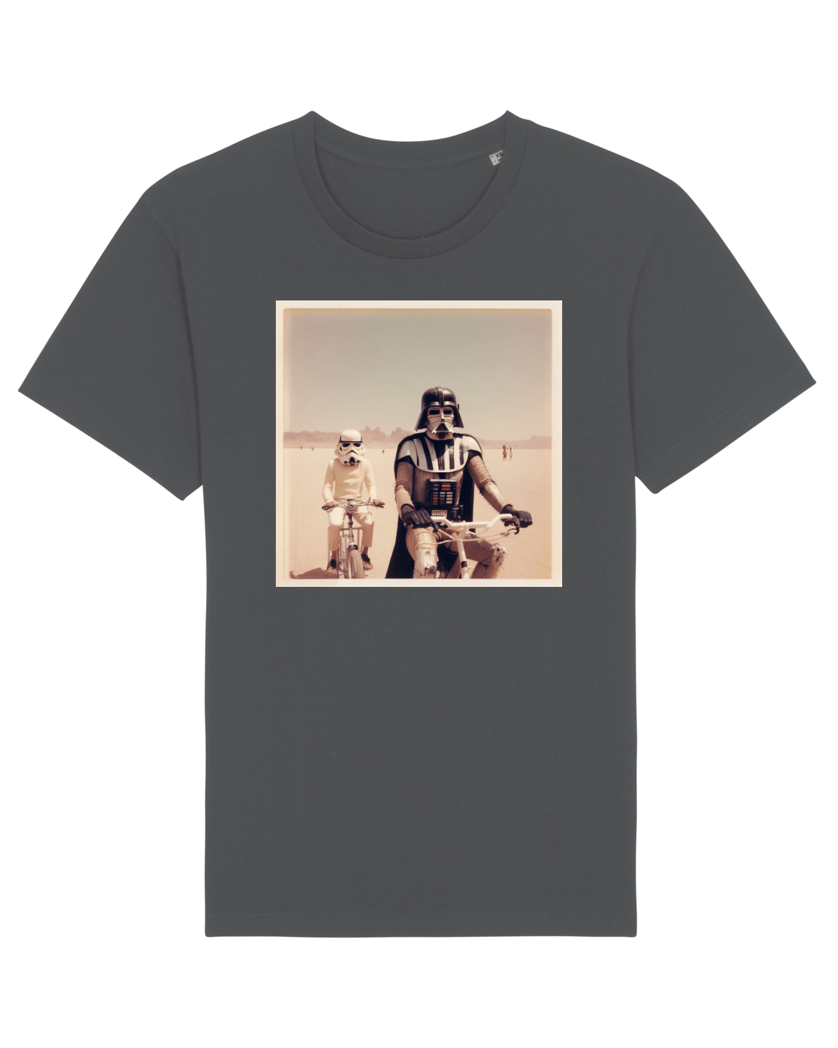 Tricou mânecă scurtă Unisex Rocker Anthracite