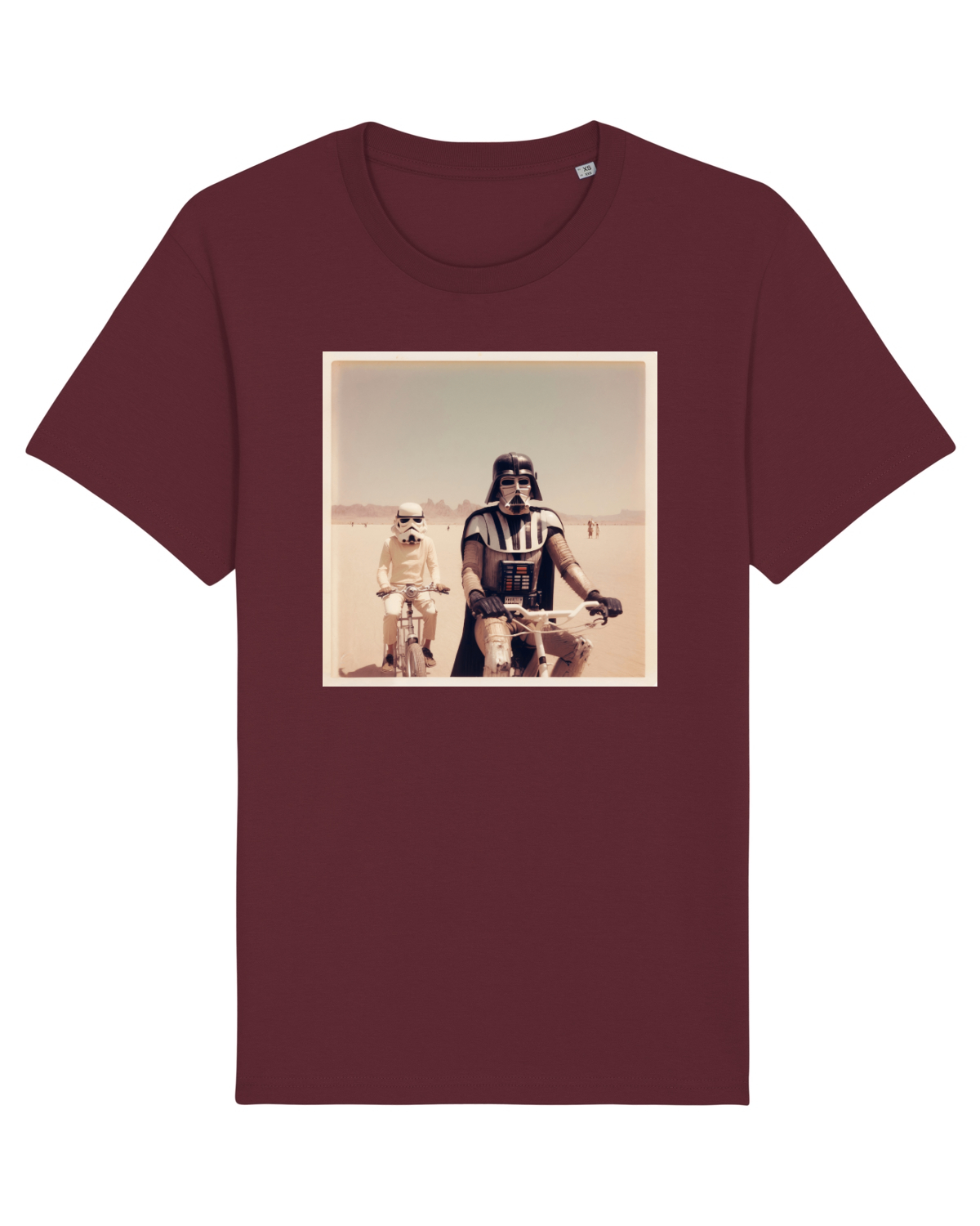 Tricou mânecă scurtă Unisex Rocker Burgundy