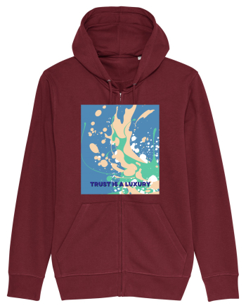 trust is a luxury2 Burgundy