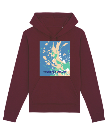 trust is a luxury2 Burgundy
