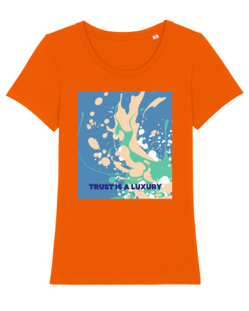 trust is a luxury2 Bright Orange