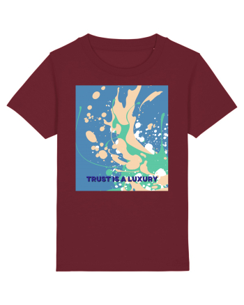 trust is a luxury2 Burgundy