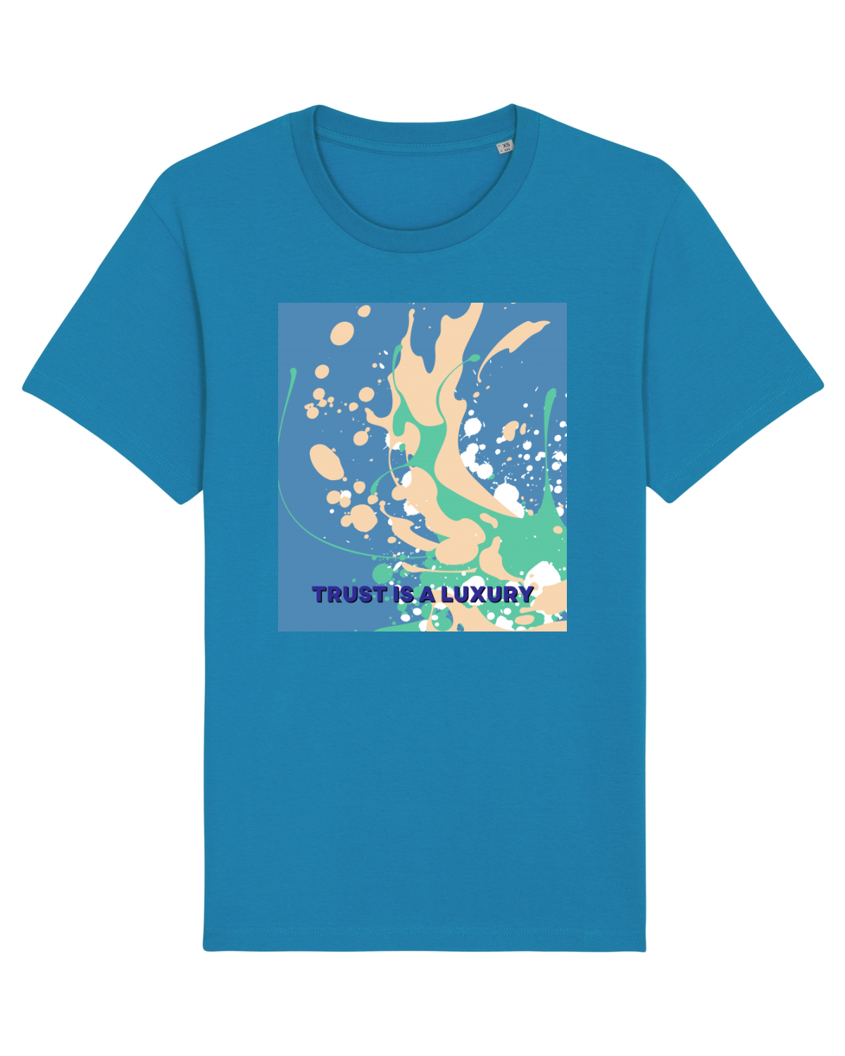 Tricou mânecă scurtă Unisex Rocker Azur