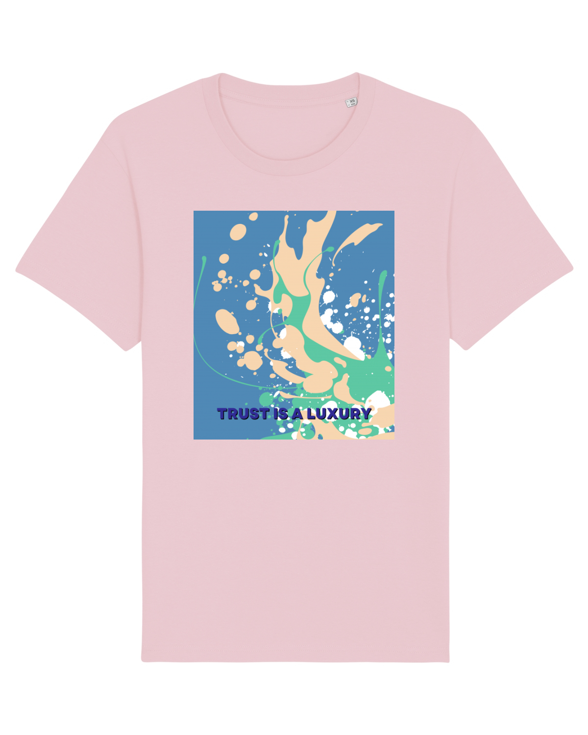 Tricou mânecă scurtă Unisex Rocker Cotton Pink