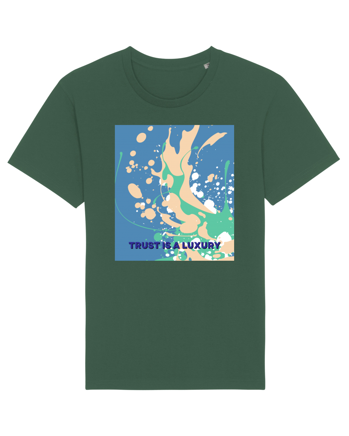 Tricou mânecă scurtă Unisex Rocker Bottle Green
