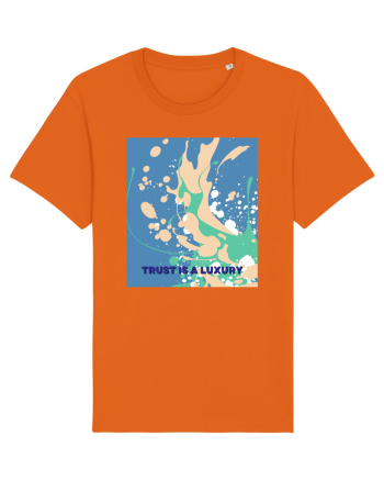 trust is a luxury2 Bright Orange