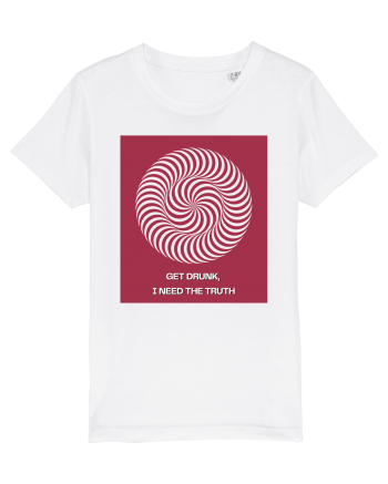 get drunk, i need the truth2 White