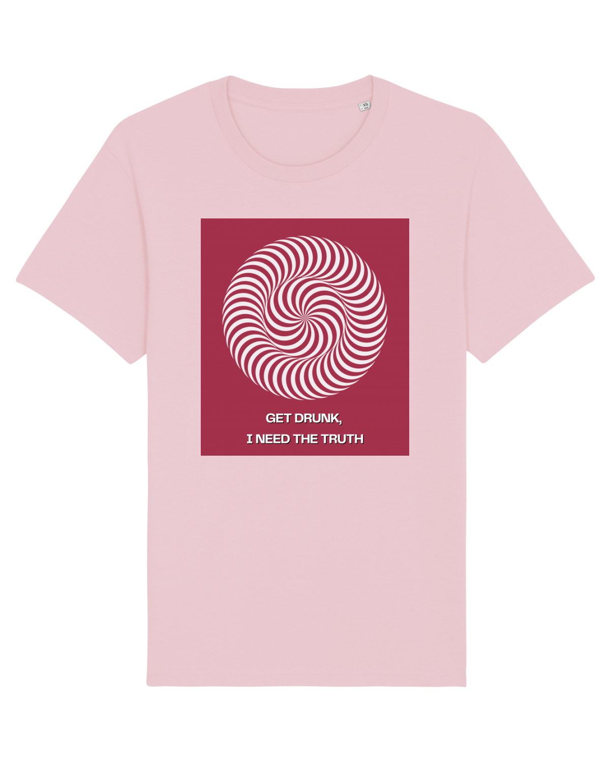 Tricou mânecă scurtă Unisex Rocker Cotton Pink