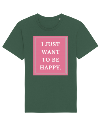 i just want to be happy5 Bottle Green