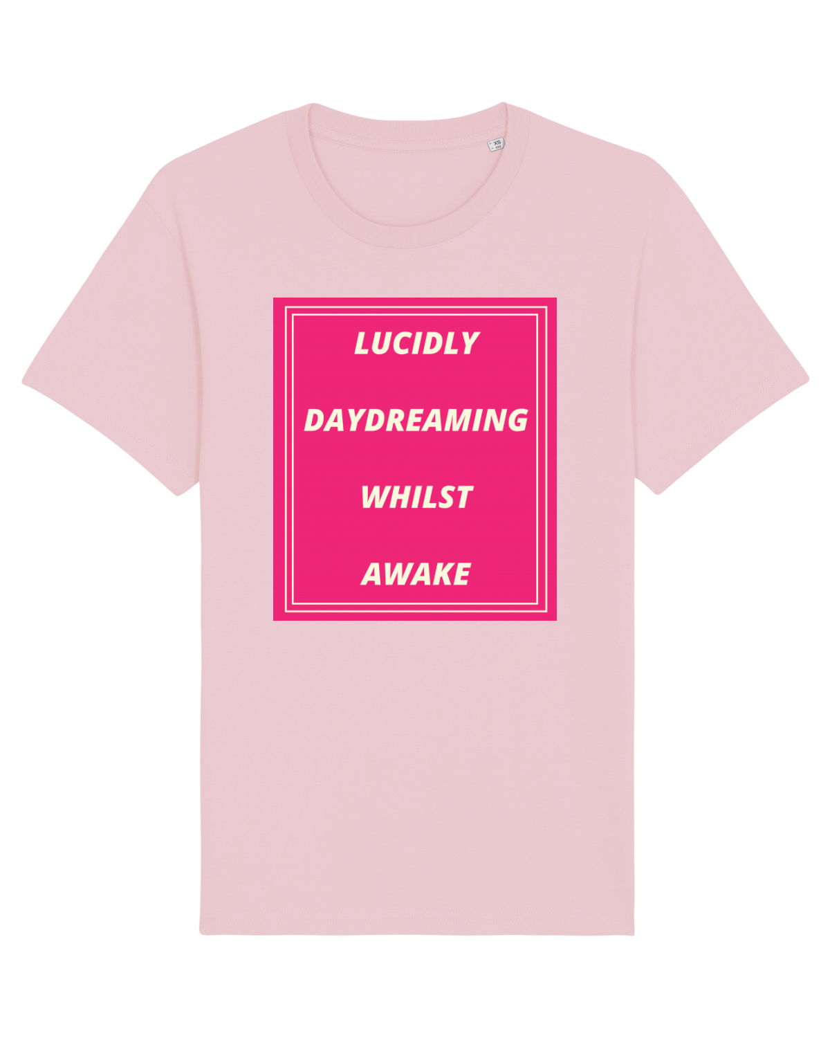 Tricou mânecă scurtă Unisex Rocker Cotton Pink