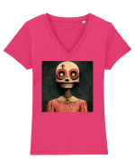 Mexican Chica Tricou mânecă scurtă guler V Damă Evoker
