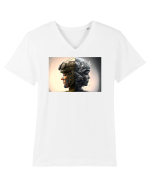 WAR transition Tricou mânecă scurtă guler V Bărbat Presenter