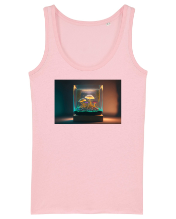Mushroom tank Cotton Pink