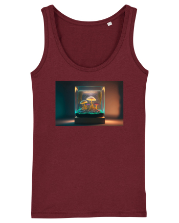 Mushroom tank Burgundy