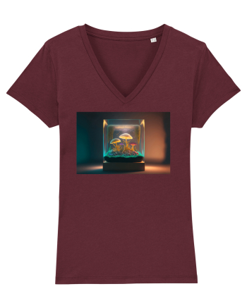 Mushroom tank Burgundy