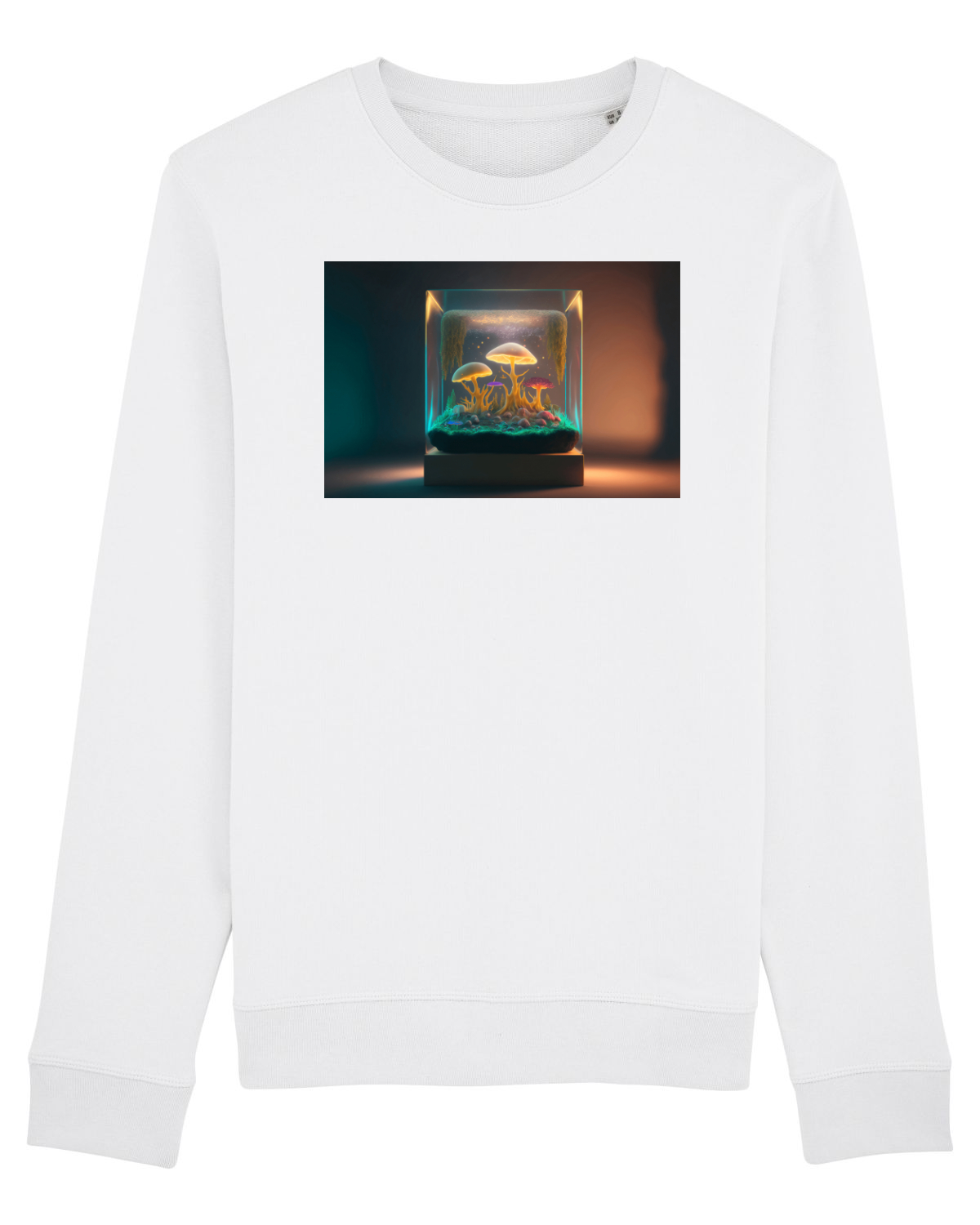 Bluză mânecă lungă Unisex Rise White
