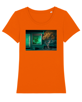 Lonely Desert Bright Orange