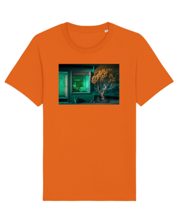 Lonely Desert Bright Orange