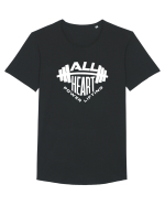 All Heart Power lifting Tricou mânecă scurtă guler larg Bărbat Skater