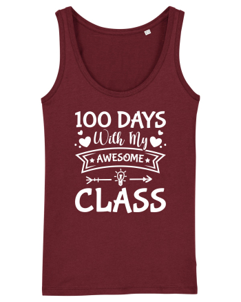 100 Days With My Awesome Class Burgundy