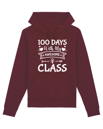 100 Days With My Awesome Class Burgundy