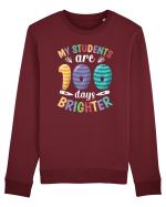 My students are 100 days brighter Bluză mânecă lungă Unisex Rise