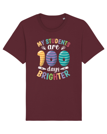 My students are 100 days brighter Burgundy