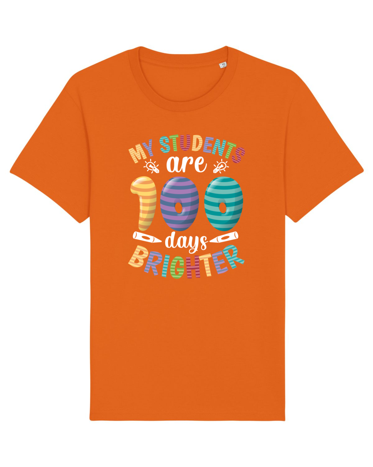 Tricou mânecă scurtă Unisex Rocker Bright Orange