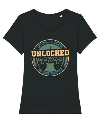 100 Days Of School Unlocked 100 Days Smarter Black