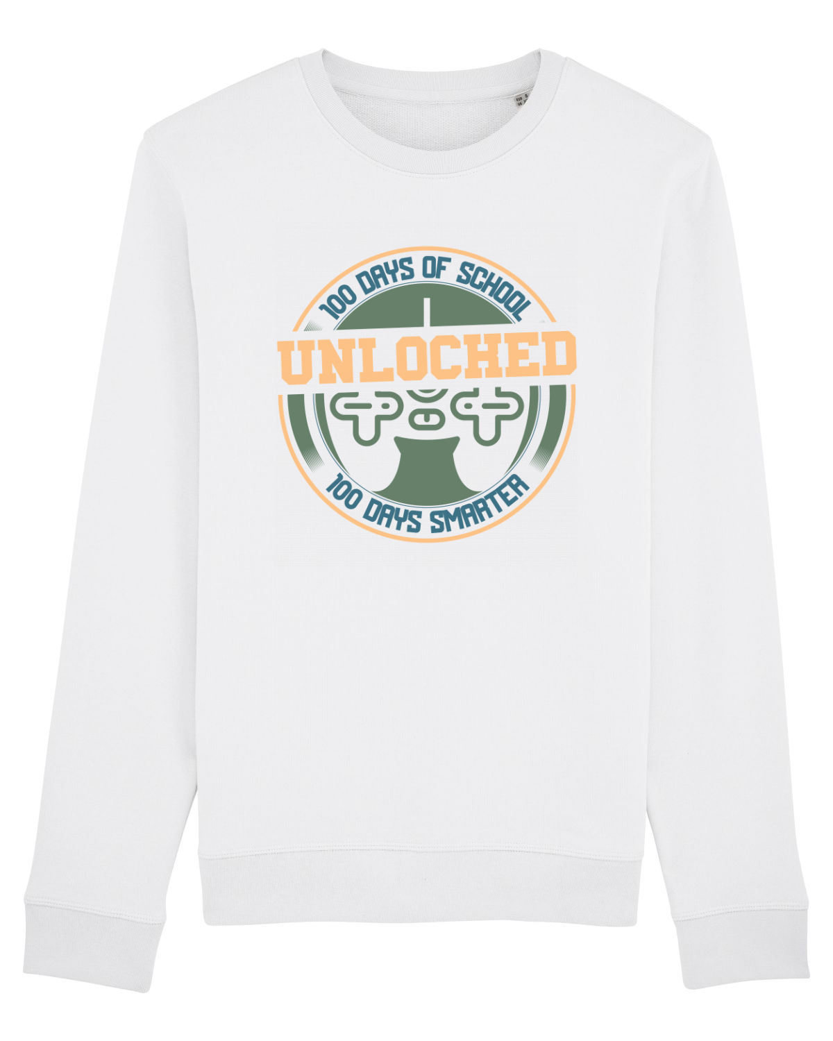 Bluză mânecă lungă Unisex Rise White