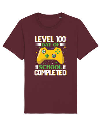 Level 100 Day Of School Completed Burgundy