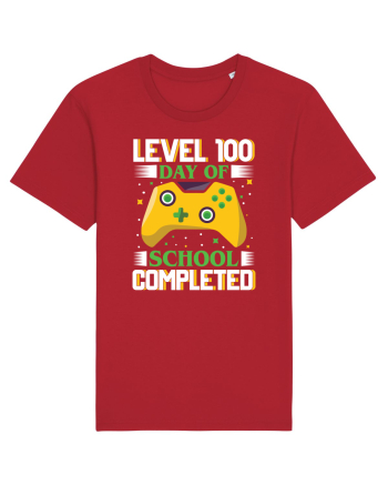 Level 100 Day Of School Completed Red