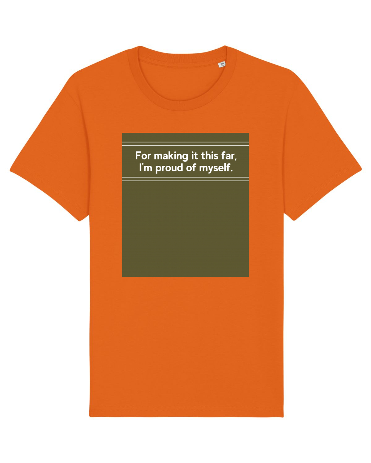 Tricou mânecă scurtă Unisex Rocker Bright Orange