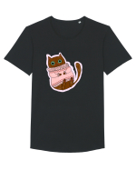 Cat in a sweater Tricou mânecă scurtă guler larg Bărbat Skater