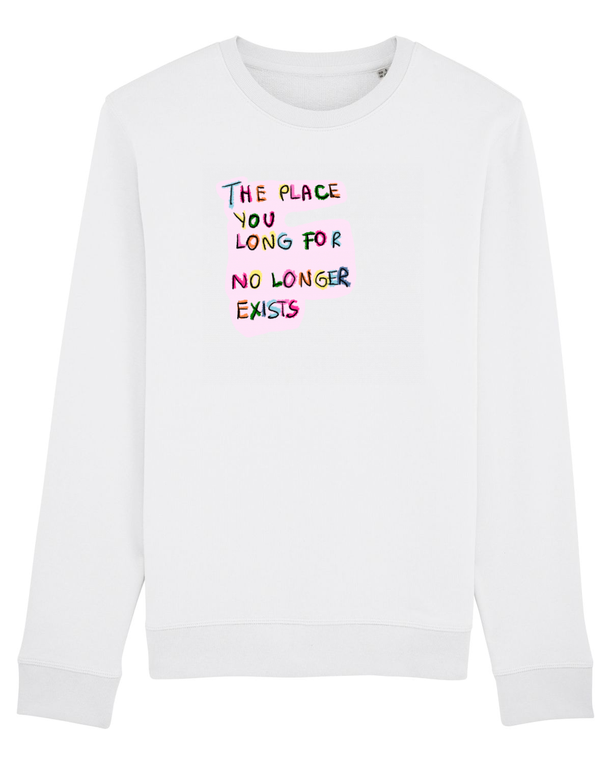 Bluză mânecă lungă Unisex Rise White
