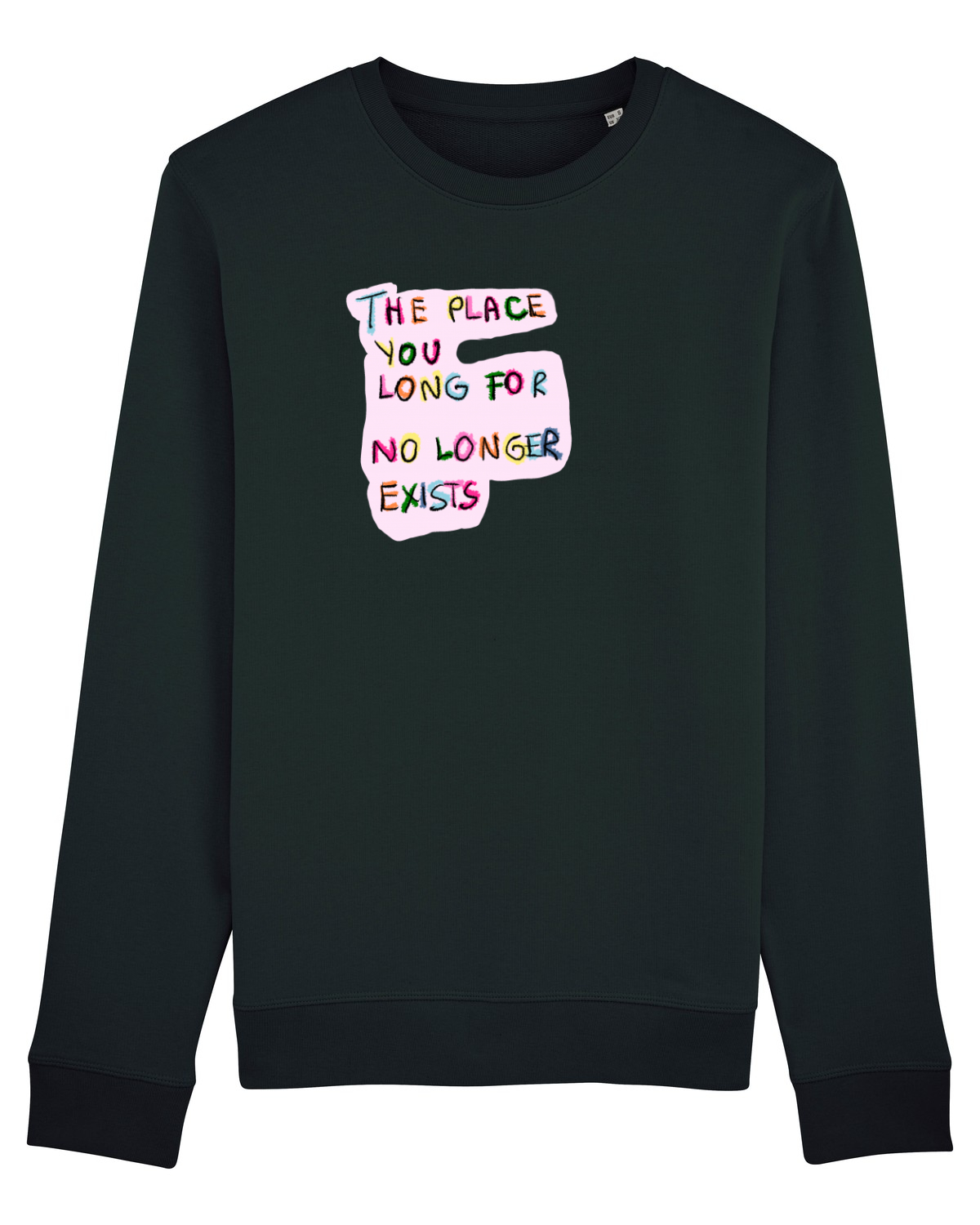 Bluză mânecă lungă Unisex Rise Black