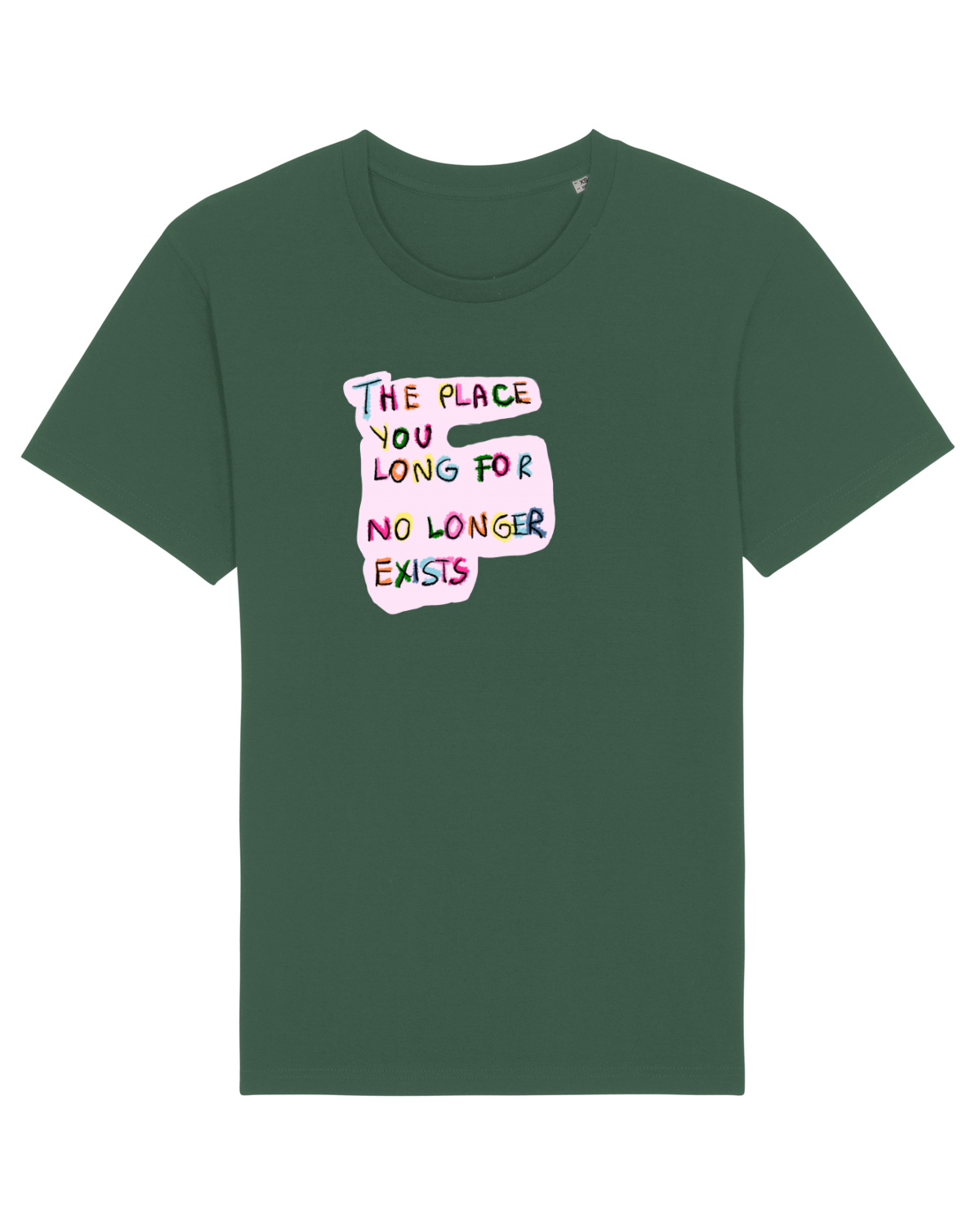 Tricou mânecă scurtă Unisex Rocker Bottle Green
