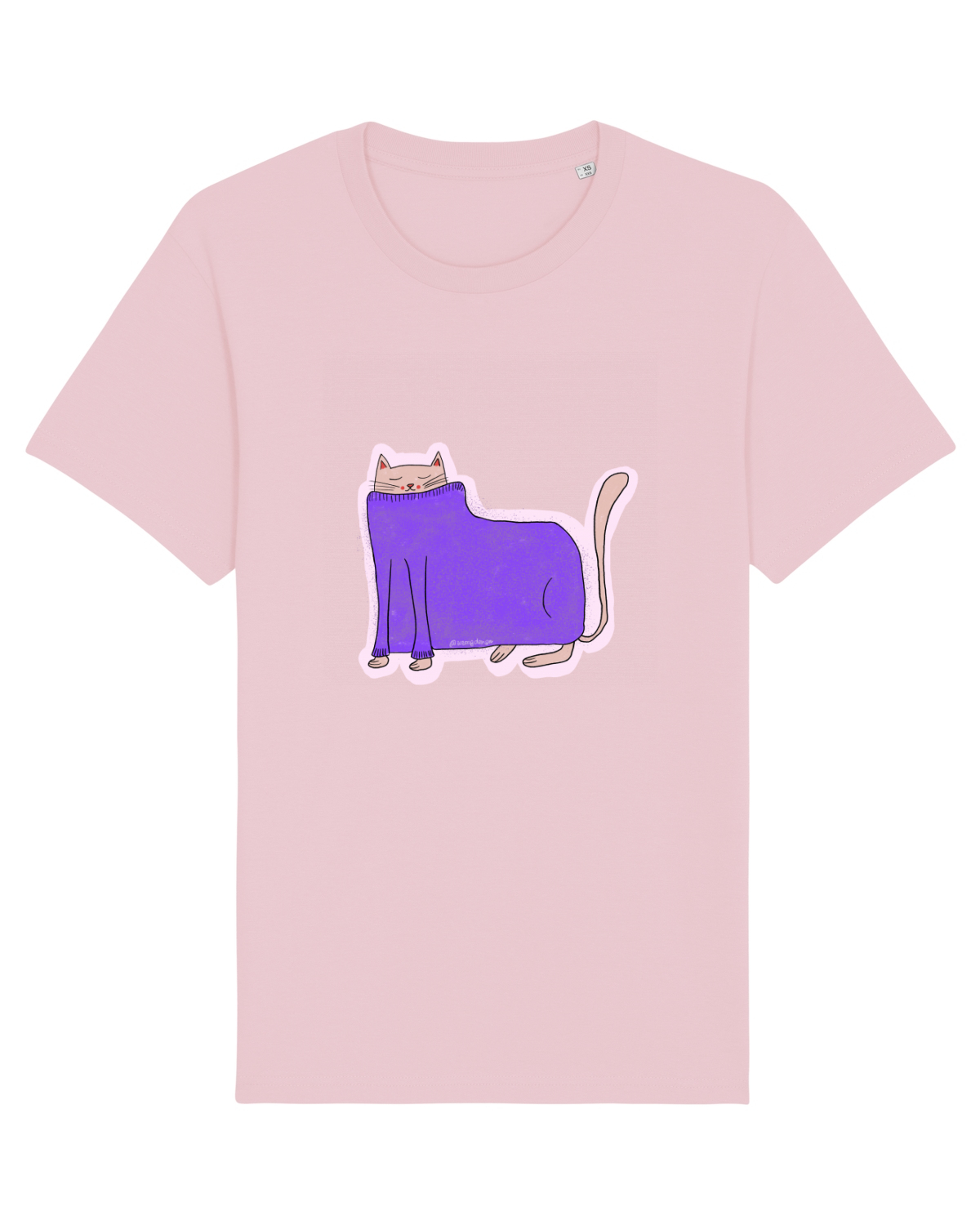 Tricou mânecă scurtă Unisex Rocker Cotton Pink