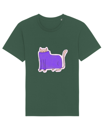 pisica in pulover violet pufos Bottle Green