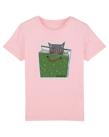 cat in a bag Cotton Pink