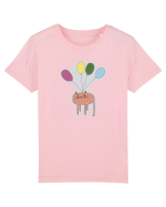 cat with baloons Tricou mânecă scurtă  Copii Mini Creator