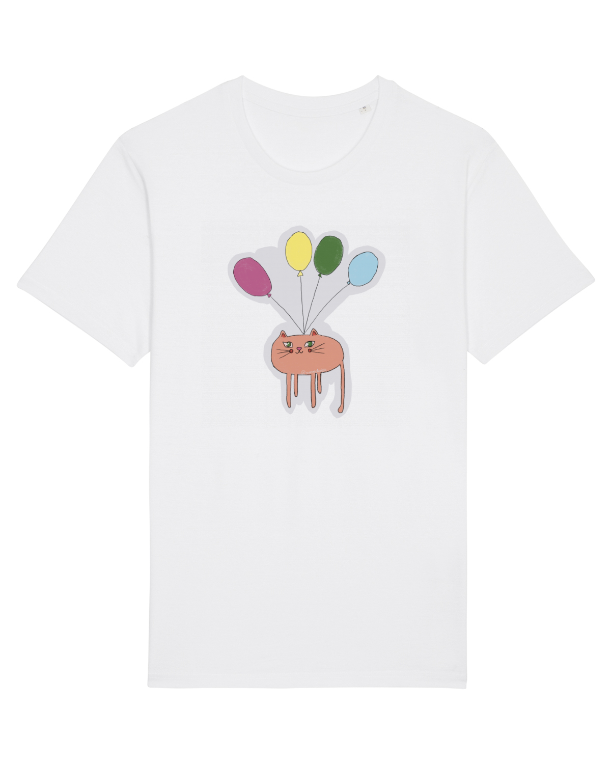 Tricou mânecă scurtă Unisex Rocker White