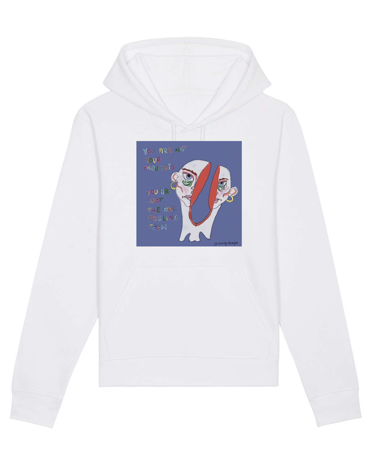 Hanorac Unisex Drummer White