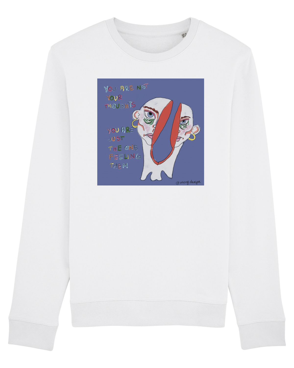Bluză mânecă lungă Unisex Rise White