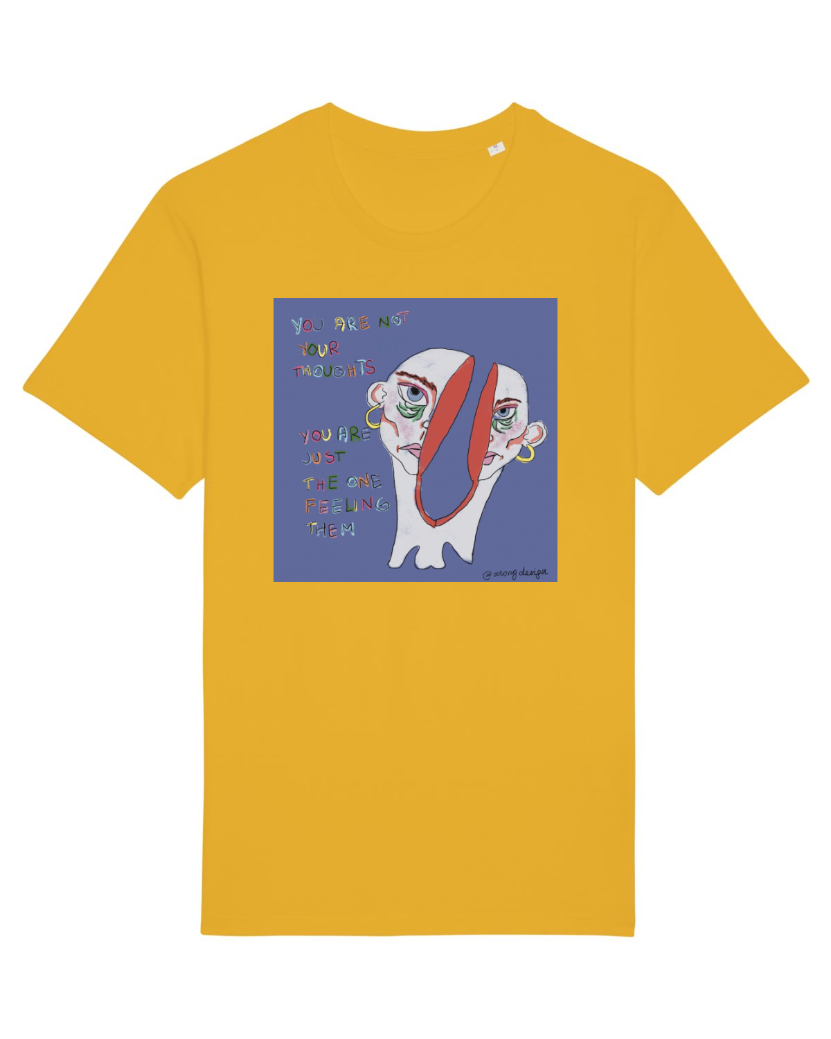 Tricou mânecă scurtă Unisex Rocker Spectra Yellow