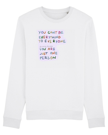 you cant be everything to everyone White